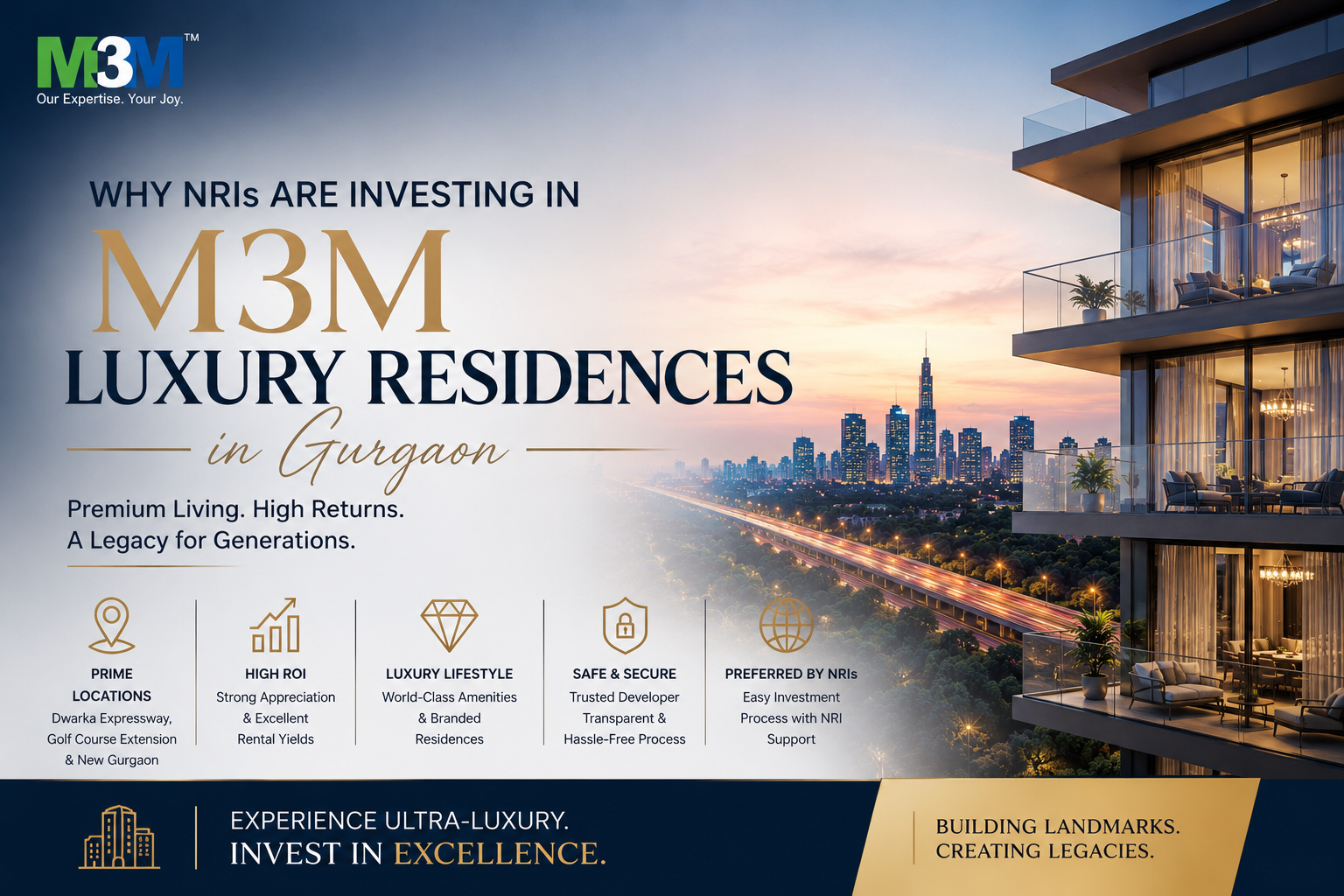 Why NRIs Are Investing in M3M Luxury Residences in Gurgaon in 2026