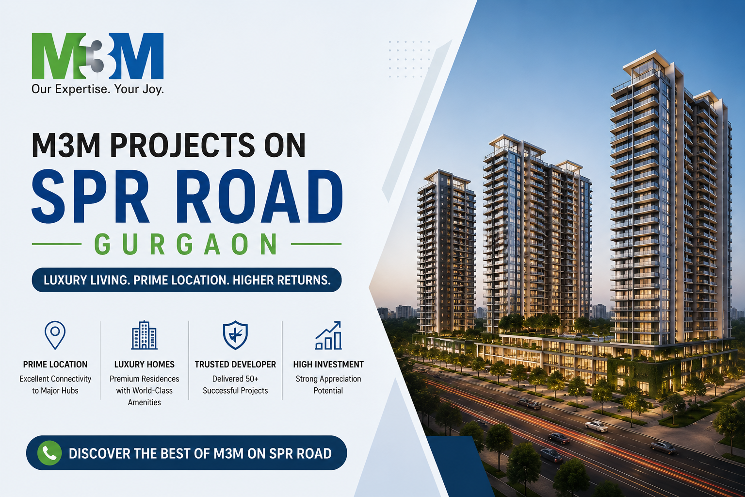 Best M3M Projects on SPR Road Gurgaon for Luxury Living and Investment in 2026
