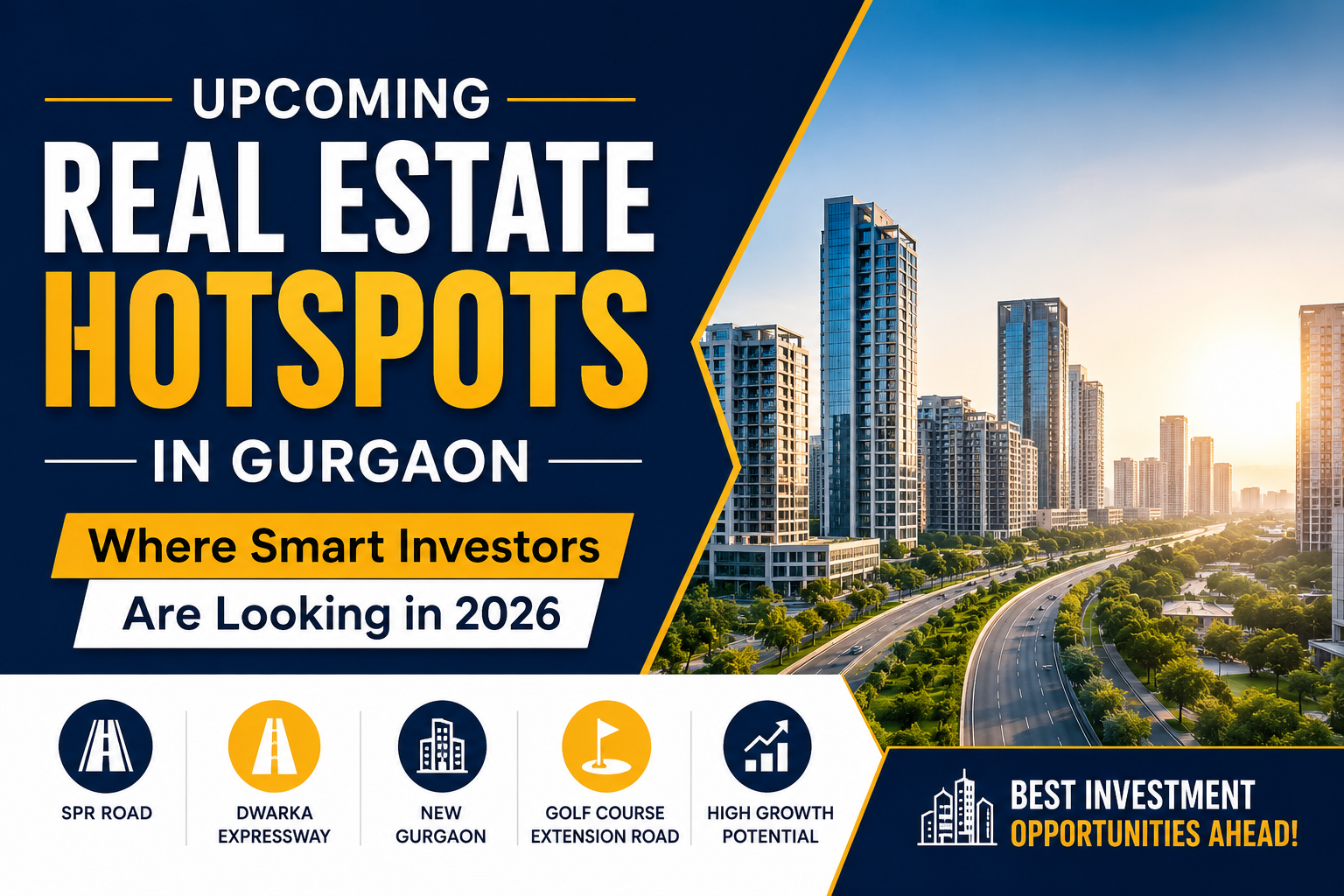 Upcoming Real Estate Hotspots in Gurgaon : Where Smart Investors Are Looking in 2026